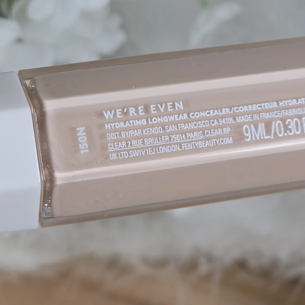Fenty Beauty Hydrating Longwear Concealer We're Even Shade 150N Light Color New